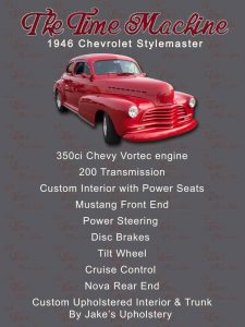 Chevrolet Stylemaster Car Show Board