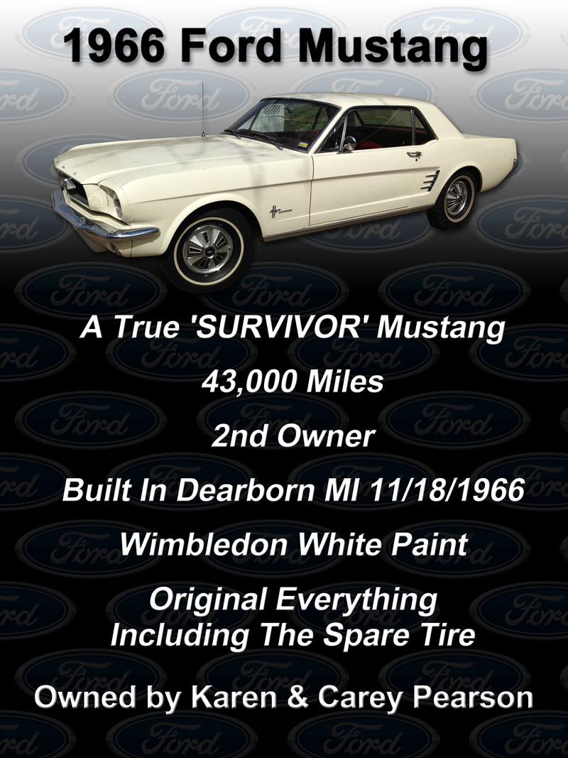CAR SHOW Display BOARD for Your Custom Car or Truck 
