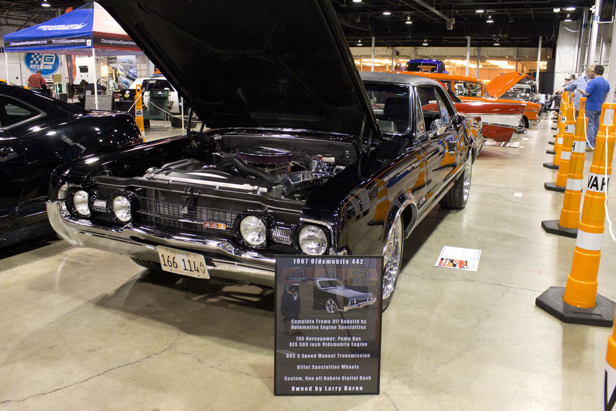 Olds 442 Car Show Display