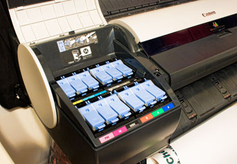 Our Canon Printer with 12 Colors