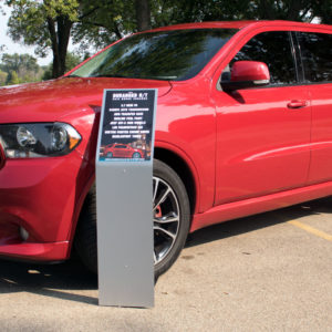 2012 Dodge Durango Car Show Display Stand