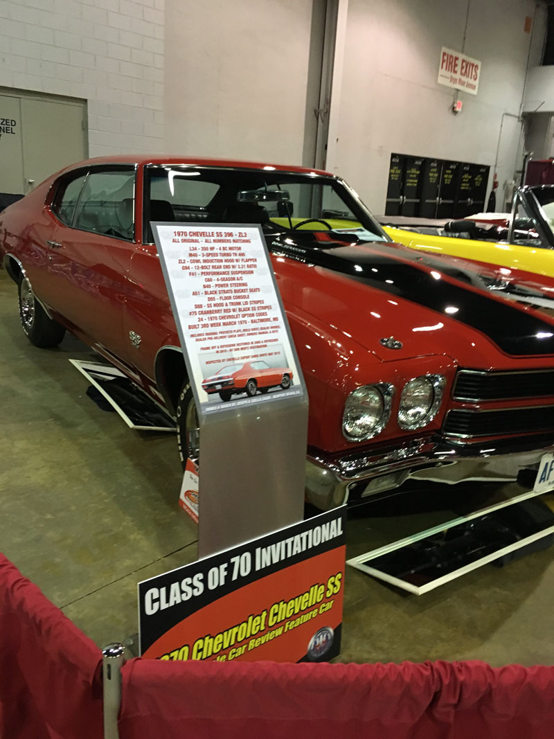 1970 Chevrolet Chevelle Car Show Display