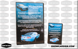 2011 Mustang Car Show Board