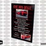 2015 Corvette Z06 Car Show Board