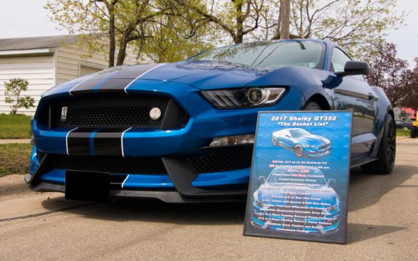 17 Shelby Mustang Car Show Board