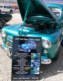 Ford Tudor Car Show Board