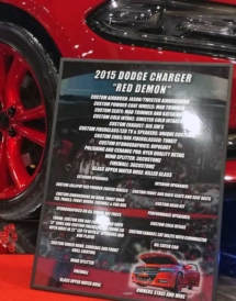 Charger Car Show Board