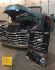 Chevy 3600 Car Show Board