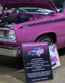 Duster Car Show Board