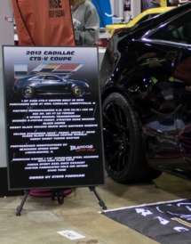 Cadillac CTS-V Car Show Board