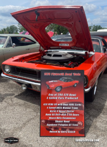 70 Hemi Cuda Show Board