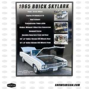 Buick Skylark Car Show Board