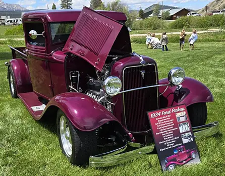 34 Ford Pickup Car Show Board